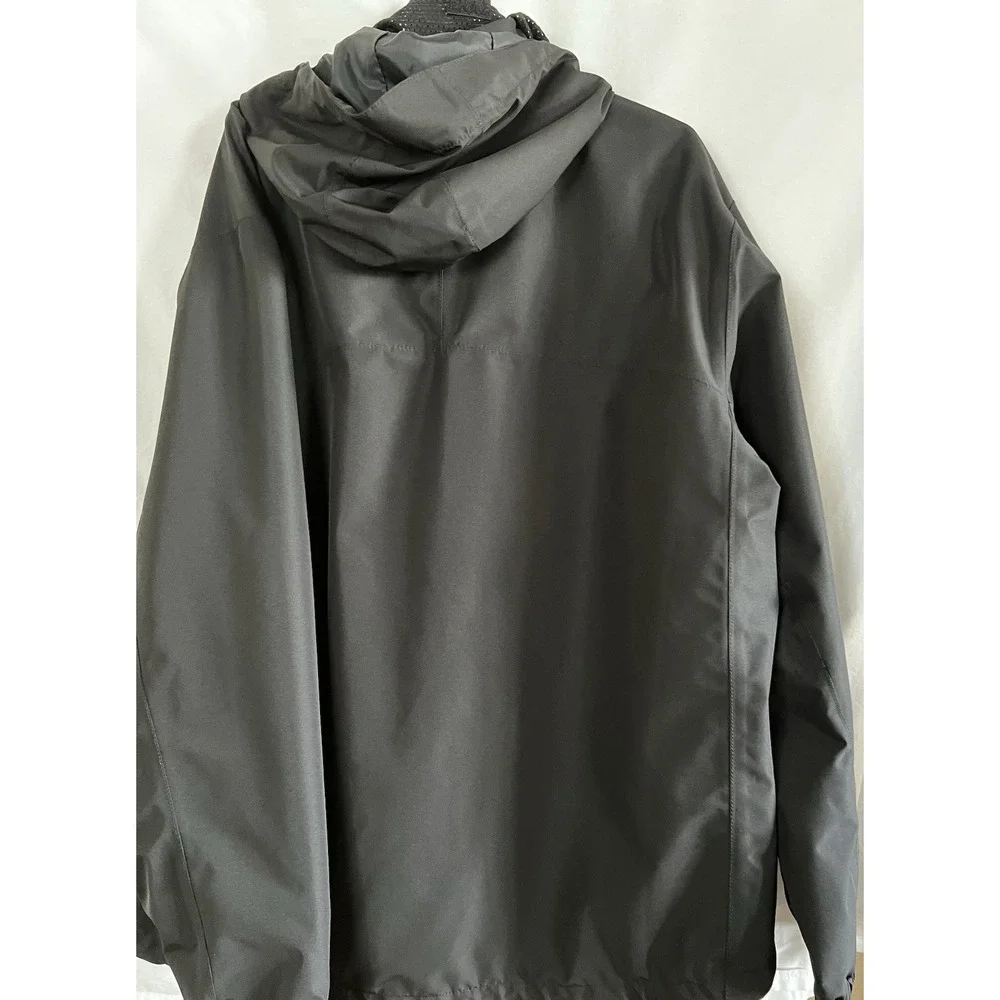 Eddie Bauer Waterproof‎ Hooded Lined Rain Jacket